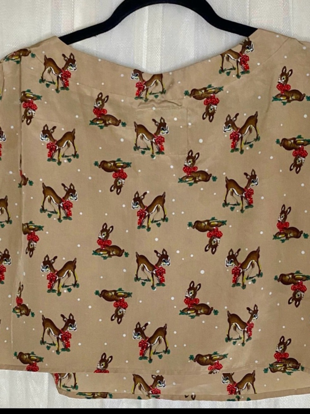RARE Vintage Irregular Choice Bertha Bambi Deer Crop Top 2015 Cheery Deer Kitsch - Picture 4 of 6